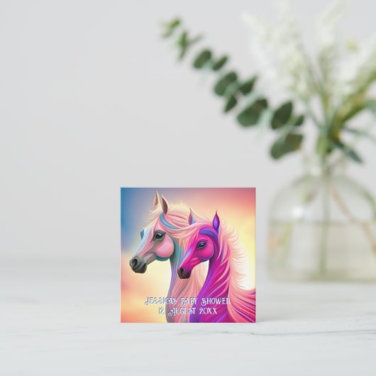 filly of colt informatiekaartje (Staand voorkant)