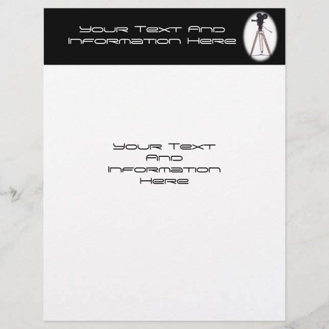 Film Camera Letterhead (Voorkant)