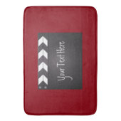 Film Clapboard Rood en Zwart Badmat (Voorkant Verticaal)