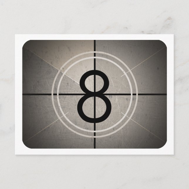 Film Countdown Postcard (Voorkant)