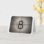 Film Countdown Wenskaart Kaart (Gele Bloem)