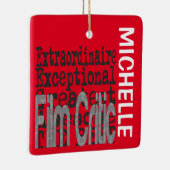 Film Critical Extraordinaire CUSTOM Keramisch Ornament (Rechts)