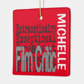 Film Critical Extraordinaire CUSTOM Keramisch Ornament (Links)