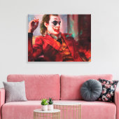 film de joker Toile enveloppée Premium (Gloss) (Insitu(Salon))