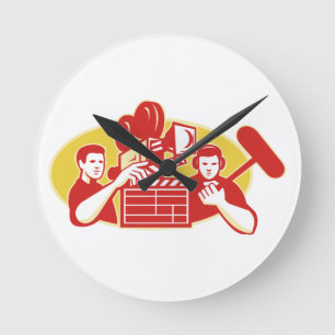 Film Director Movie Clapper Soundman Ronde Klok