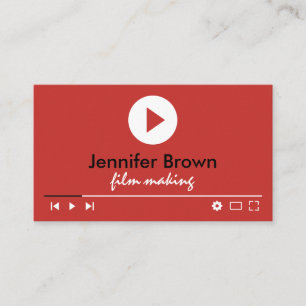 Film Editor Youtuber Videoregisseur Productie Visitekaartje