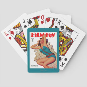 Film Fun Magazine Hoesje 10 Pokerkaarten