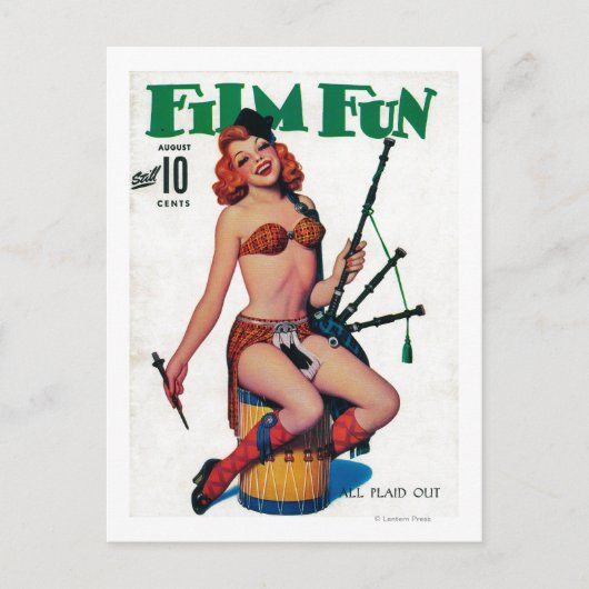 Film Fun Magazine Hoesje 6 Briefkaart (Voorkant)