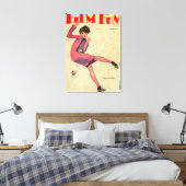 Film Fun Magazine Hoesje Canvas Afdruk (Insitu (Slaapkamer))