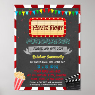Film Fundraiser event sjabloon Poster