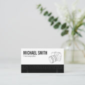 Film II en camerapictogram Visitekaartje (Staand voorkant)