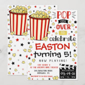 Film Invitation Film Anniversaire Fête Théâtre (Devant / Derrière)