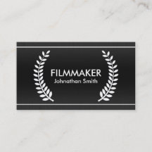 Film Laurels Klasse Zakelijke Kaarten voor Filmers