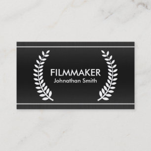 Film Laurels Klasse Zakelijke Kaarten voor Filmers Visitekaartje