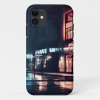 Film Noir Downtown Hoesje-Mate Phone Case, Apple i
