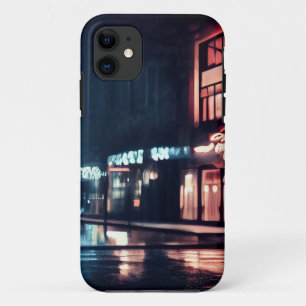 Film Noir Downtown Hoesje-Mate Phone Case, Apple i iPhone 11 Hoesje