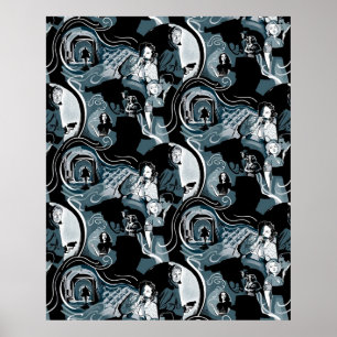 Film Noir Femme Fatales en Roken Pistolen Classic  Poster