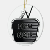 Film Noir Keramisch Ornament (Links)