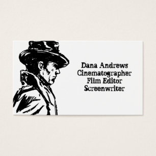 Film Noir rechercheur Visitekaartje