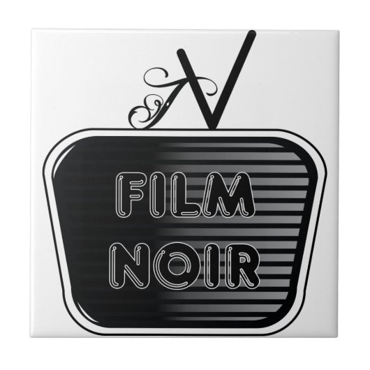 Film Noir Tegeltje (Voorkant)
