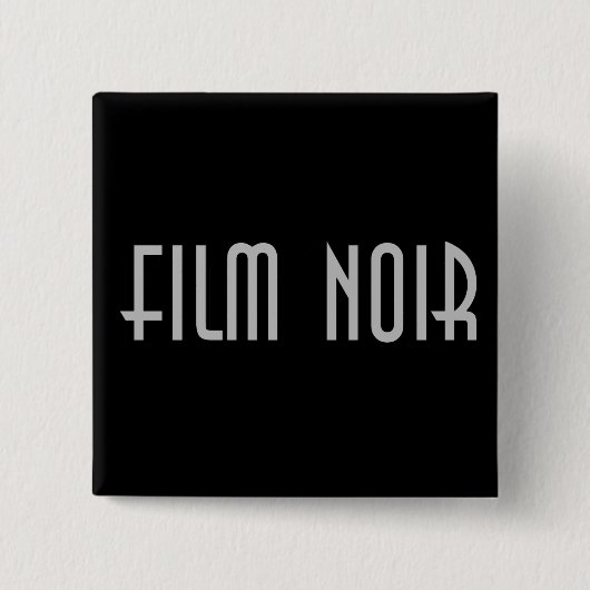 Film Noir Vierkante Button 5,1 Cm (Voorkant)