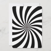 Film party film avond verjaardagsuitnodiging kaart (Achterkant)