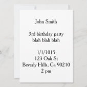 film pop-corn Invitation (Dos)