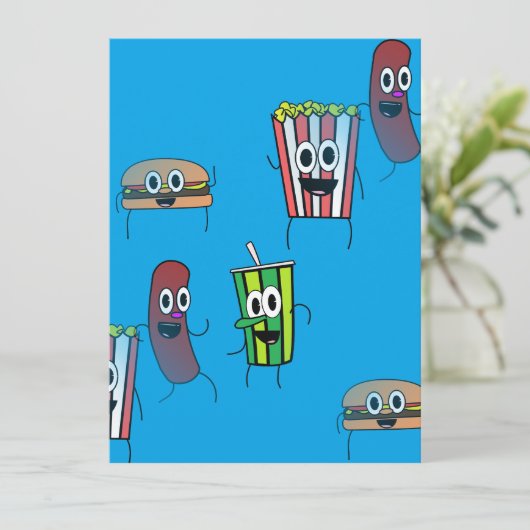 film pop-corn Invitation (Debout devant)