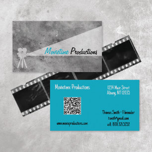 Film Production Retro Visitekaartje