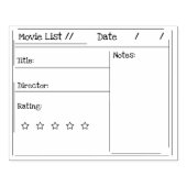 Film rating stempel. rubberstempel (Afrduk)