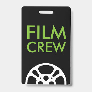 Film Reel Crew en personeel Lanyard Badge