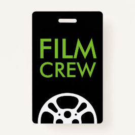 Film Reel Crew en personeel Lanyard Badge
