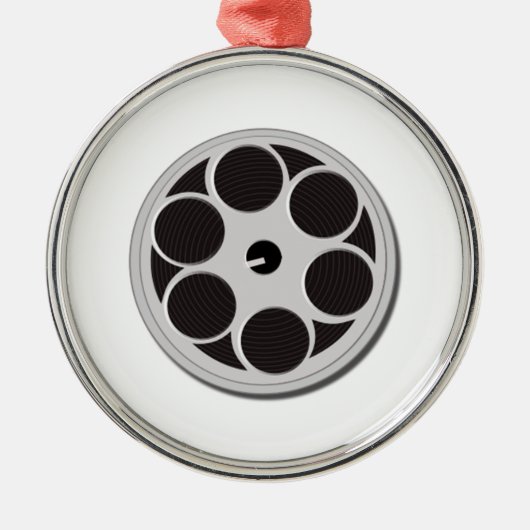 Film Reel Metalen Ornament (Voorkant)
