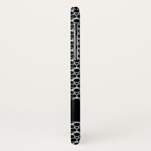 Film Reel | Modern grafisch zwart/grijs Case-Mate iPhone Case (Achterkant/links)