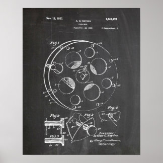 FILM REEL Patent Poster