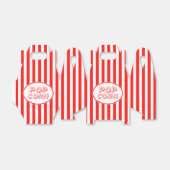 Film Snack Bar Rood en Wit Pop Maïs Bedankdoosjes (Uitgevouwen)