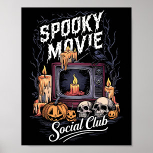 Film Social Club  TV Halloween Horror Art Poster