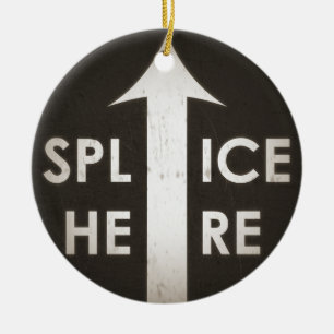 Film Splice hier Keramisch Ornament