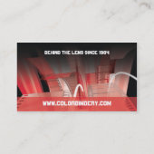 Film Spring Red Visitekaartje (Achterkant)