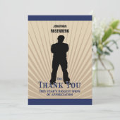 Film Star Bar Mitzvah Merci Tan Navy bleu (Debout devant)