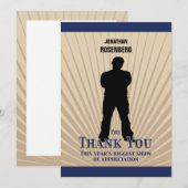 Film Star Bar Mitzvah Merci Tan Navy bleu (Devant / Derrière)