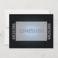 Film Star Bar Mitzvah Réponse RSVP Black Navy Blue