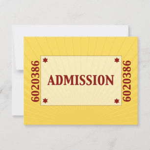 Film Star Bar Mitzvah Réponse RSVP Bleu Jaune