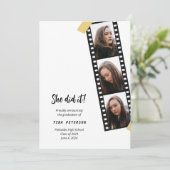 Film Strip 4 Photo Collage Faire-part de graduatio (Debout devant)