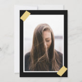 Film Strip 4 Photo Collage Faire-part de graduatio (Dos)