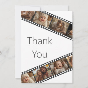 Film Strip - Carte de remerciements photo
