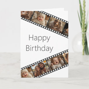 Film Strip Foto Happy Birthday Kaart
