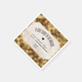 Film Ticket Bruids Datum Nacht Ideeën Servet (Hoek)