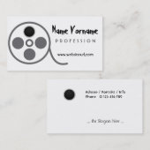 film video visitekaartje (Voorkant / Achterkant)