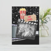 Film VIP foto volwassenen Hollywood party Kaart (Staand voorkant)